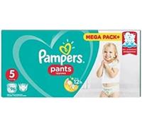 Pampers Pants Pañales, talla 5, 12-17 kg, 96 unidades, con bolsillo antifugas en la parte trasera