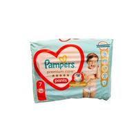 Pampers Pants Pañales talla 7 (17 kg), paquete de 36 unidades, ajuste de 360°, material ultra suave para mayor comodidad y la mejor protección