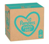 Pampers Pants Pañales Tamaño 3 (6-11 kg), 204 unidades, Pañales con Bolsillo para Parada y Protección Antifugas Traseras