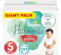 PAMPERS PANTS TAMAÑO 5 HARMONÍA CAULOTES 160 CAPAS (12-17 kg)
