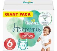 PAMPERS PANTS TAMAÑO 6 HARMONÍA CAULOTES 142 CAPAS (15+ kg)