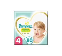 Pampers Premium Protection Mega Pack 80 pañales talla 4 (9-14 kg)
