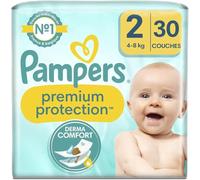 Pampers - Premium Protection New Baby, Multi, Talla 2 4-8 Kg, 30 Pañales