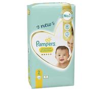 Pampers Premium Protection New Baby Pañales, talla 2 (4-8 kg), 1 unidad (1 paquete de 54 unidades).