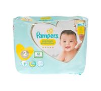 Pampers Premium Protection - Pack de pañales para bebé (tamaño 2, 31 pañales)