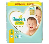 Pampers Premium Protection - Pañales (2, 4 kg-8 kg, 1 x 80 pañales)