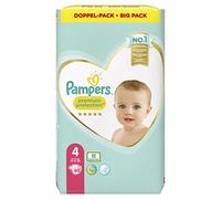 Pampers Premium Protection - Pañales, tamaño 4, 9 kg-14 kg, paquete doble (1 x 60 pañales)