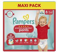 Pampers Premium Protection Pants Pañal-Braga 6 Maxi 64uds
