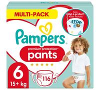 Pampers Premium Protection Pants Talla 6 Extra Large 15+kg caja mensual