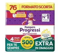 Pampers Progressi - Braga Maxi, talla 4 (8-15 kg), 76 pañales para bebé