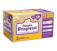 Pampers Progressi Midi Talla 3 4-9kg 108uds
