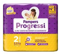 Pampers Progressi Mini, tamaño 2 (3-6 kg), 28 capas