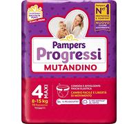 Pampers Progressi Mutandino Maxi Taglia 4 (8-15Kg) 19 Pannolini