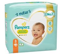 Pampers - Protección Premium, Multi, Talla 3 (6-10 Kg), 28 Pañales