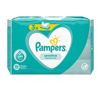 Pampers Sensitive 81687195 toallita húmeda para bebé 52 pieza(s) - Toallitas húmedas para bebé (Wet baby wipe, Bolsa de plástico, Girl/Boy, Turquesa, Blanco, Alemania, Aqua, Citric Acid, Peg-40 Hydrogenated Castor Oil, Sodium Citrate, Benzyl Alcohol, Phenoxyethanol,...)