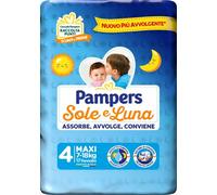 Pampers Sol&Luna 4 7-18 Kg. 17 Pz. Pañales Maxi