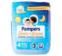 Pampers Sol y Luna Talla 4, Paquete de 17 pañales