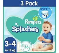 Pampers - Splashers - Pañales de natación desechables - Talla 3/4-36 piezas
