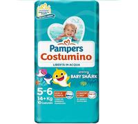 Pampers Traje De Baño Pañal Talla 5-6 (10+ Kg) Paquete De 10 Pzs