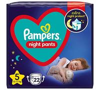Pampers (Versión antigua) Night Pants Pañales, tamaño 5, 22 unidades, 12 kg-17 kg
