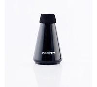 Pampet Silenciador de trompeta de práctica ligero, silenciador recto para trompeta (negro)