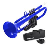 PAMPET Trompeta de plástico profesional Trompeta (azul)