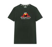 Pampling Camiseta Barrio Sésamo Negra Unisex Manga Corta