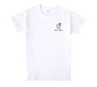 Pampling Camiseta de Manga Corta, 100% Algodón, Doble Impresión, Ropa Unisex para Hombre y Mujer, Serigrafiada con Cuello Redondo y Corte Recto, Color Blanco (Made In London, XL)