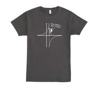 Pampling Camiseta de Manga Corta, 100% Algodón, Ropa Unisex para Hombres y Mujeres en 5 Tallas, Camiseta Gris, Modelo You Shall Not Pass (M)