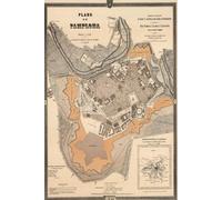 Pamplona Map Journal: Vintage Map Notebook