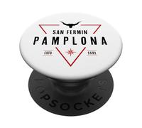 Pamplona Shirt | Running of The Bulls | San Fermin PopSockets PopGrip Adhesivo