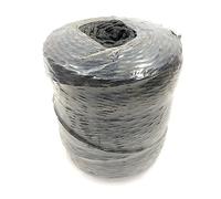 PAMPOLS Cuerda de Rafia Negra de Alta Resistencia | Multiusos, Ideal para empacar Cereales y Otros Productos | Bobina de 850 Metros y Pesa 10 kg