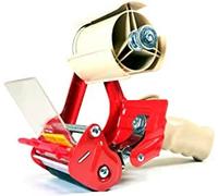 PAMPOLS Dispensador Cinta de Embalar Precintadora Industrial para Embalar con Cinta Adhesiva Máquina para Encintar Cajas con Freno, Portacinta de Embalaje y Mudanzas, Muy Fácil de Usar | Ancho 75mm