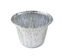 PAMPOLS Pack de 150 Moldes de aluminio de 103cc| Reutilizables y Reciclables | Envase redondo para repostería y pastelería