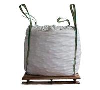 PAMPOLS Saco de Obra de Gran Capacidad 1250K (1,25 Toneladas) | Saco para Escombros Big Bag con Asas | Saco de Rafia para Desechos, Jardinería, Tierra, Escombros | 90x90x90cm