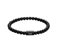 PAMTIER Ángel Número Pulsera Mujeres Hombres Abaloriado 18CM Negro 999