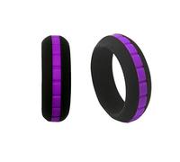 PAMTIER - Anillos de Silicona para Hombre y Mujer, diseño clásico, para Actividades al Aire Libre