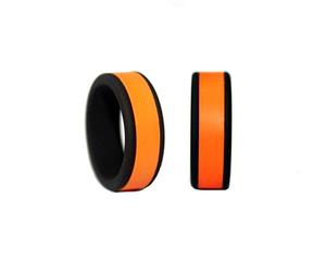 PAMTIER - Anillos de silicona para hombre y mujer, diseño clásico, para actividades al aire libre