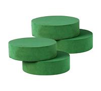 Pamtns Espuma Floral 4 Piezas Húmeda Esponjas para Flores Artificiales Cilindro de Espuma Floral Musgo Floral Masilla Floral Espuma Floral para Arreglos Florales para Boda Regalos Manualidades