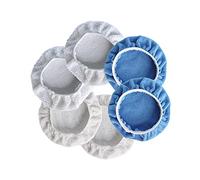 Pamtns Gorro de Lana Máquina Pulidoras 6 Piezas Boina de Pulir de Lana de Cordero Adhesivo Juego de Almohadillas de Pulido Máquina Pulidora Limpieza Almohadilla de Pulido para Coche 230mm-250mm