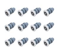 Pamtns Ruedas Mampara Ducha 12 Piezas Rodamientos Mampara Ducha Rodamientos Mampara Ducha 20mm Ruedas para Mamparas Ducha Ruedas Puerta Ducha Rodillos Ducha Correderas Puerta Ducha Rodamientos Puertas