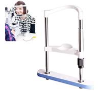 PAMZV Soporte De Mentón Elevable para Optometría, Soporte Frontal para Entrenamiento Visual con Ajuste De Altura, Distancia Entre El Soporte De Mentón Y El Reposacabezas: 135-235 Mm, para Ópticas