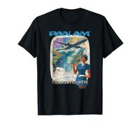 Pan Am Touring The Transatlantic Retro Flight Advertisement Camiseta