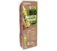 Pan Baguette Sin gluten con Smillas d Lino y Sésamo Eco Schnitzer 160 g