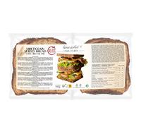Pan cetogénico proteico de cereales Line@ | 30% de proteínas, bajo en carbohidratos, bajo en azúcar, hipocalórico, rico en omega 3 (8 rebanadas, 190 g)