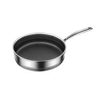 Pan Con Sartén De Acero Inoxidable - Sartenes Sin Freír Sin Palos | Sartén De Huevo | Accesorios De Cocina Para Tortillas De Filete De Panqueques Que Hornean Pescado Searing Restaurante | 47x