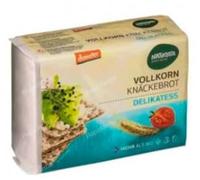 Pan Crujiente de Centeno Integral, Knäckebrot Delikatess, Demeter, 250 g. Pack de 3