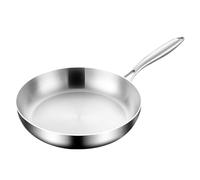 Pan De Cocinar - Sartén Antiadherente | Olla De Cocina Hogar | Utensilios De Cocina De Acero Inoxidable Con Mango Sin Deslizamiento, Utensilios De Cocina En Casa Para Estufas De Inductio