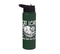 Pan De Gato Divertido Pan Recién Horneado Humor De Gato Meme Stainless Steel Insulated Water Bottle