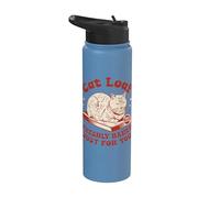 Pan De Gato Pan Recién Horneado Humor Gracioso Amante Stainless Steel Insulated Water Bottle